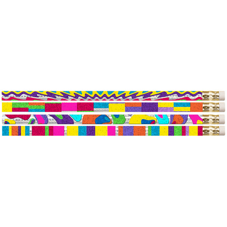 MUSGRAVE PENCIL CO Watercolors Motivational/Fun Pencils, PK144 2396